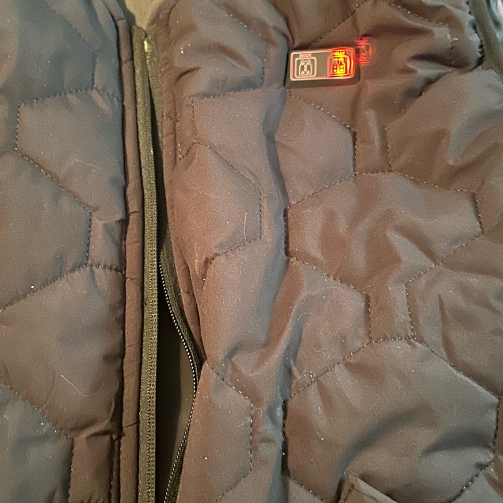 Heated Quilted Vest in Black